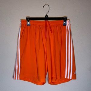 Neon Orange Men’s Adidas Shorts